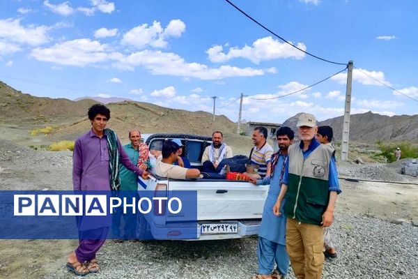 خدمت‌رسانی گروه جهادی ایثارگران بوشهر در بشاگرد