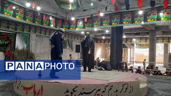 مراسم تعزیه‌خوانی، در روستای مارکده‌