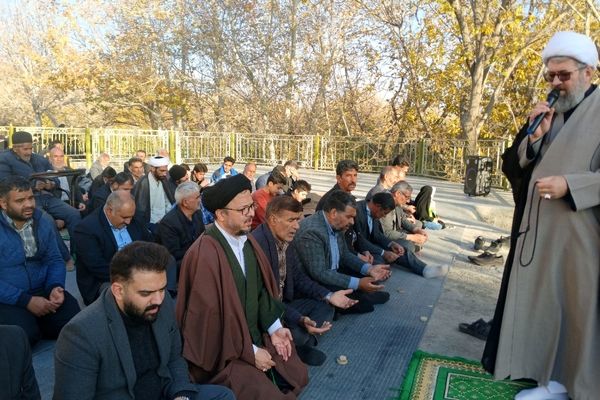 نماز باران در شهرستان بن 