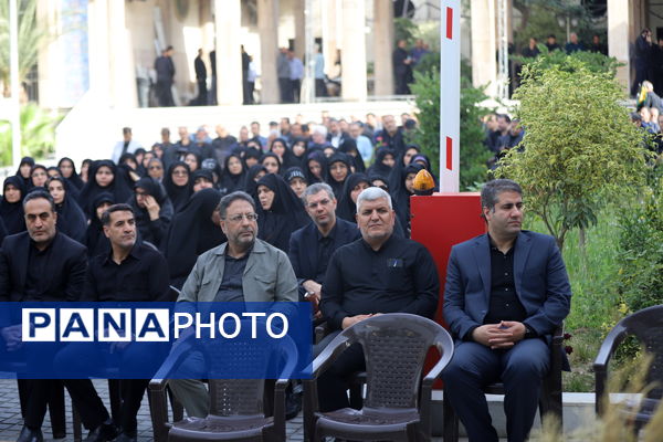 حضور پرشور فرهنگیان منطقه ۱۴ در مراسم تشییع پیکرهای شهدای جنگ ۱۲ روزه