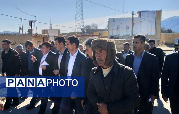 بازدید میدانی از پروژه‌های آبی، بهداشتی و سدهای تخریبی بخش طرهان