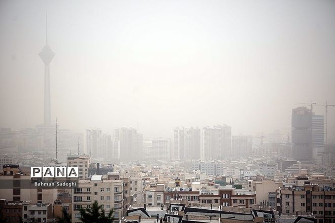 هشدار آلودگی هوا برای تهران و ۶ کلانشهر دیگر