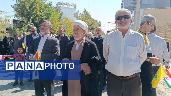 حضور پرشور مردم کهگیلویه و بویراحمد در راهپیمایی «بشارت نصر» در حمایت از مقاومت اسلامی