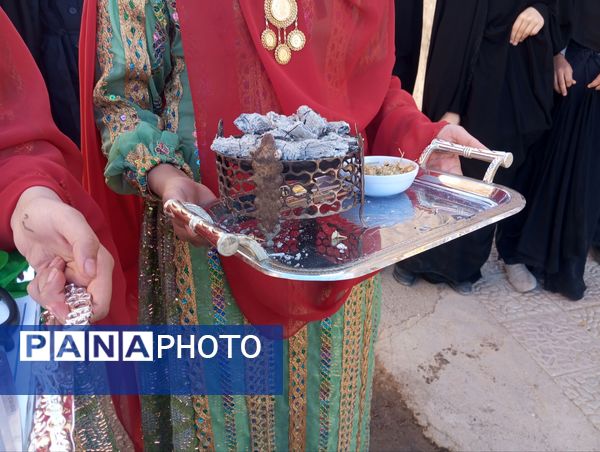 گرامیداشت ایام فاطمیه در گلزار شهدای ششبهره 