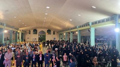 مراسم بزرگداشت شهدای خدمت در عنبرآباد 