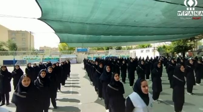 حضور مدرسان سازمان دانش آموزی در دبیرستان مکتبی جابر 
