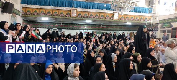 اجتماع بزرگ شیروانی‌ها در محکومیت جنایات صهیونسیتها با سخنرانی «سحر امامی»