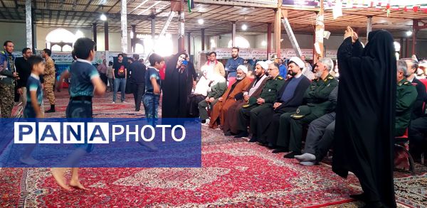  آیین افتتاحیه نمایشگاه پایگاه‌های مقاومت بسیج اسوه‌ شهرستان ملایر