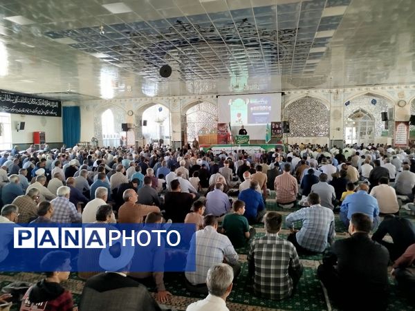 نماز جمعه شهرستان کاشمر با حضور مردم ترشیز کهن برگزار شد 