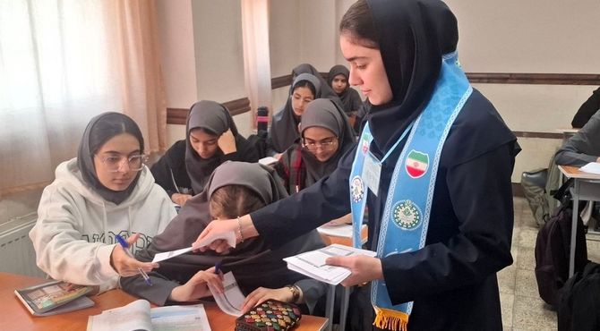 شور انتخاباتی دانش آموزان چهاردانگه