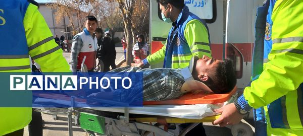 مدرسه شهید فاضل شهرکرد میزبان مانور زلزله و آمادگی دانش‌آموزان