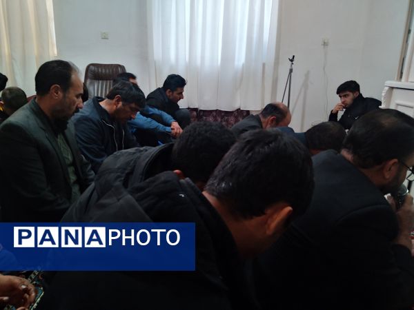 مراسم دعا ندبه هم زمان با ایام فاطمیه در شهرستان خلیل‌آباد