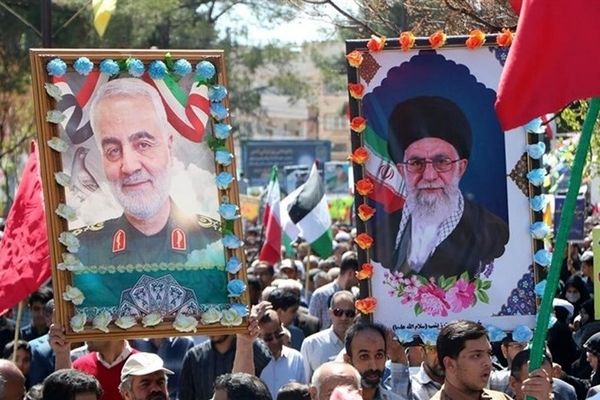 حضور پرشور مردم شهرستان‌های استان کرمان در راهپیمایی روز جهانی قدس/فیلم
