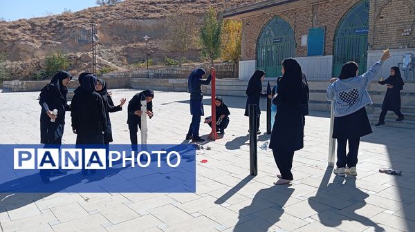 اردوی یک روزه دانش‌آموزان بسیجی همراه با ساخت موشک‌های استکبارستیزی 