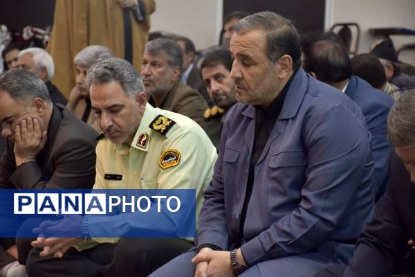 برگزاری مراسم گرامیداشت رئیس جمهور فقید و هیات همراه در شهرستان ایلام