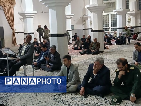 مراسم گرامیداشت شهدای مقاومت و تشیع نمادین پیکر پاک شهید سید حسن نصرالله در خلیل آباد 