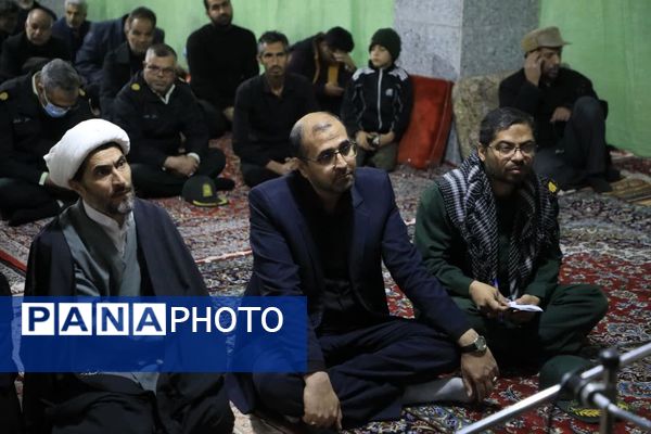 مراسم عزاداری در هیأت صاحب الزمانی (عج) خوسف 