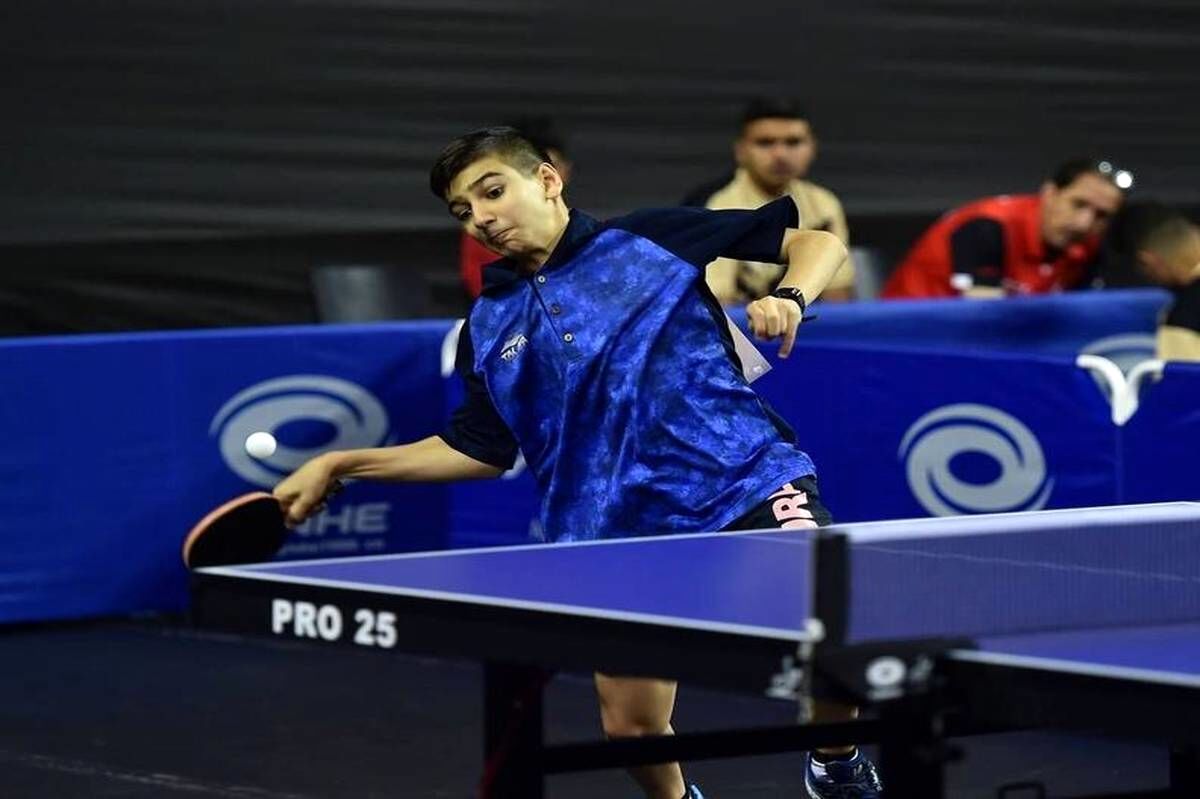 تکیه پسر نابغه تنیس روی میز ایران بر جایگاه  ۱۳۷ جهان