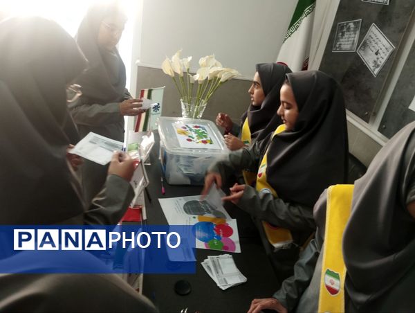 بیست و هشتمین انتخابات شورای دانش‌آموزی در دبیرستان فرزانگاه ۵ ناحیه سه