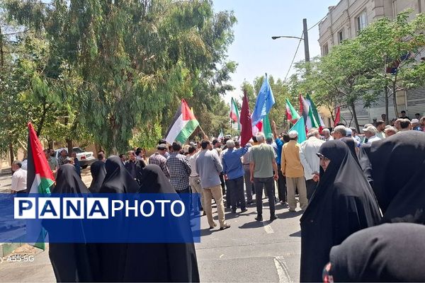 برگزاری راهپیمایی شهروندان در ناحیه یک شهرری