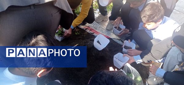 برگزاری طرح مدرسه سبز در دبیرستان استعدادهای درخشان شهید بهشتی دوره اول