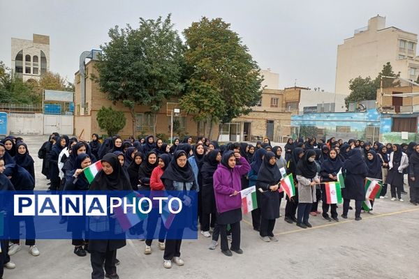 مراسم بزرگداشت شهید سید حسن نصرالله در ناحیه ۲ مشهد