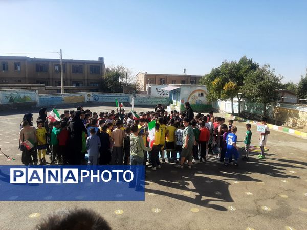 شور و نشاط دانشآموزان در المپیاد ورزشی مدرسه شهید عزیزی اسدآباد