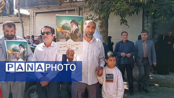 حضور پرشور مردم کهگیلویه و بویراحمد در راهپیمایی «بشارت نصر» در حمایت از مقاومت اسلامی