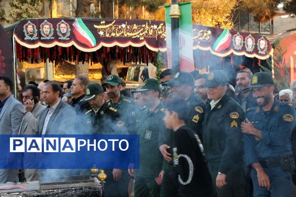 آیین استقبال از شهدای گمنام در سملقان