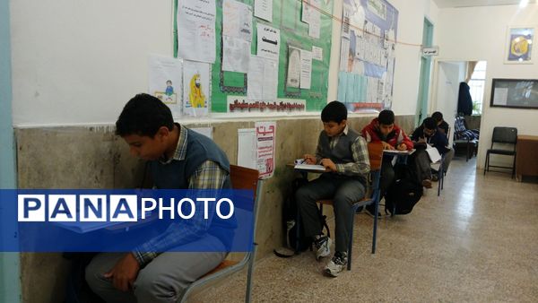 مرحله استانی «آزمون پیشرفت تحصیلی» در دبیرستان نمونه دولتی شهید حاج قاسم سلیمانی شهرستان بن