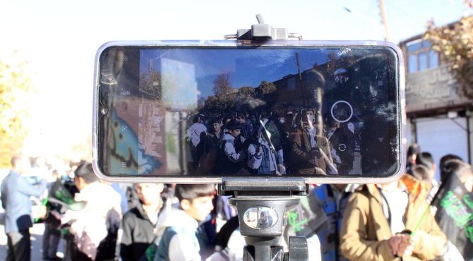 دسته عزاداری نوگلان فاطمی در شهرستان بن 