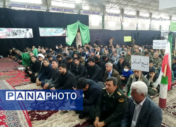 حضور پرشور دانش‌آموزان مدارس خاتم در رزمایش اقتدار بسیجیان