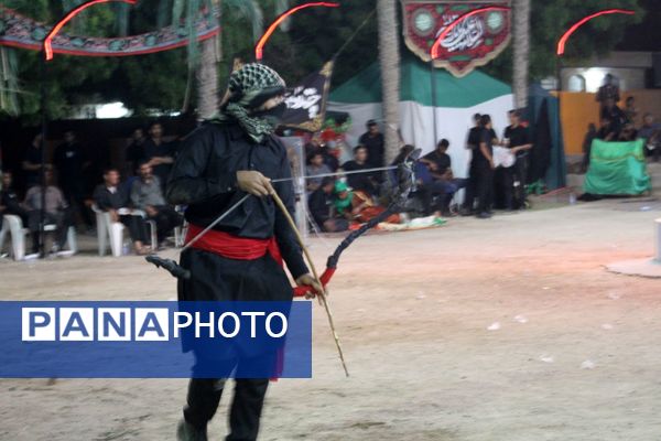 آیین تعزیه‌خوانی عاشورا حسینی در پشته ایسین