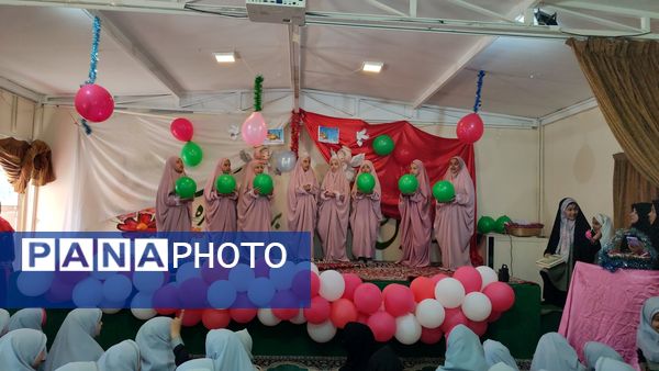 جشن دهه کرامت در دبستان شاهد حاج تقی آقا بزرگ مشهد