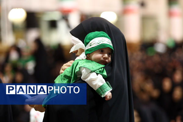 همایش شیرخوارگان حسینی در حرم بانوی کرامت