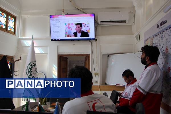 بازدید مدیرعامل جمعیت هلال‌احمر یزد از دفتر خبرگزاری پانا استان یزد