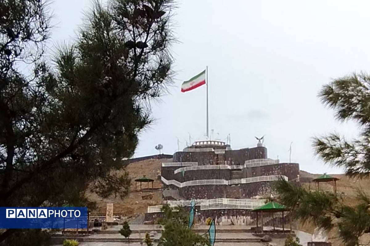 جلوه هایی از باران پاییزی در کاشمر