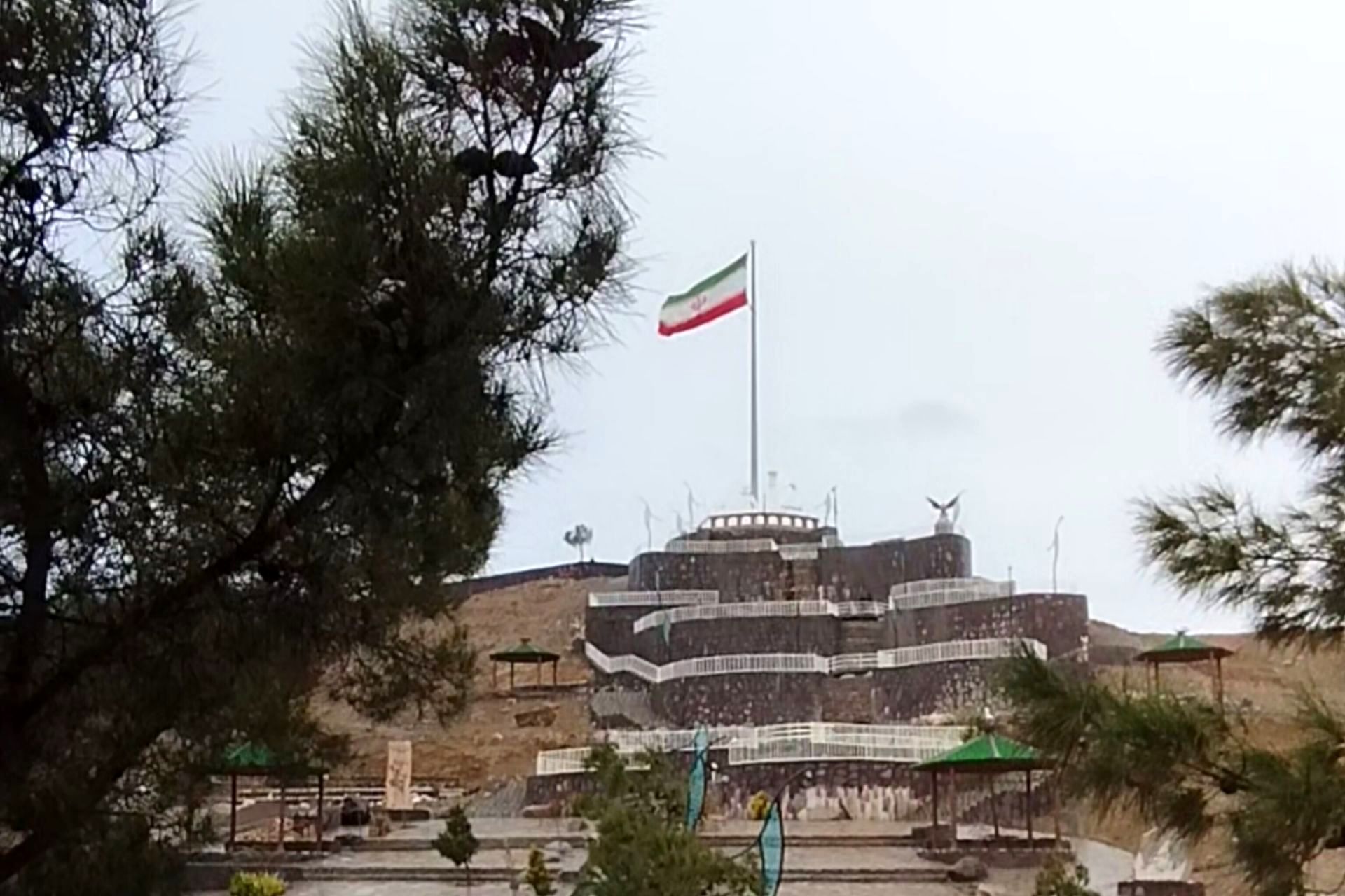 جلوه هایی از باران پاییزی در کاشمر