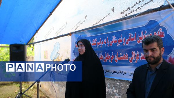 مراسم کلنگ‌زنی دبستان ۹ کلاسه غزالی ناو