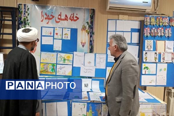 افتتاح نمایشگاه هنری دانش‌آموزی در دبستان دوره دوم سلیمانی