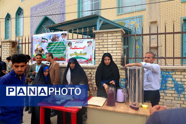 اجتماع همایش «شکوه اقتدار» بسیجیان در لنده