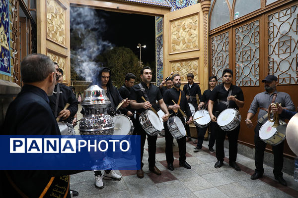 حرم کریمه اهل بیت در  شام شهادت حضرت زهرا(س)