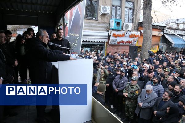 مراسم وداع با فرماندار فقید مراغه