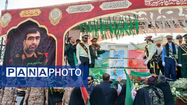 برافراشتن پرچم غیرت با بدرقه شهدای اقتدار