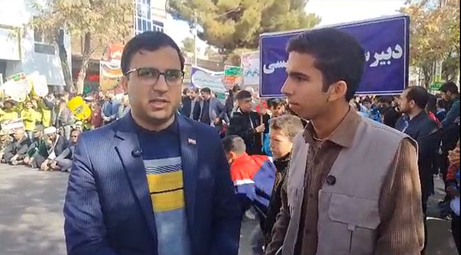 بازتاب پیام مسئولان باخرز در یوم‌الله ۱۳ آبان؛ تجلیل از حضور آگاهانه دانش‌آموزان