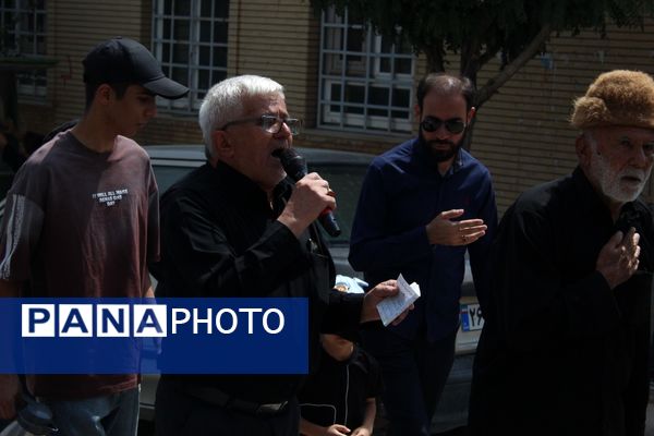 پیاده‌روی جاماندگان اربعین حسینی در شهر درق 