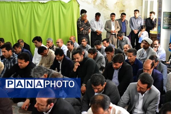  آیین گرامیداشت اربعین شهدای خدمت در اداره‌کل آموزش و پرورش کهگیلویه‌ و‌ بویراحمد