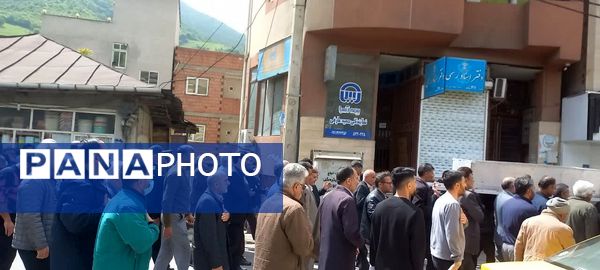 تشییع پیکر جانباز هشت سال دفاع مقدس در سوادکوه