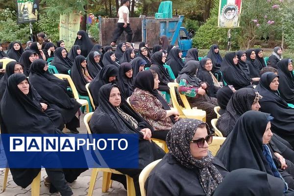 اربعین شهدای اقتدار در مزار شهدای گمنام املش