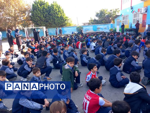 مراسم شهادت حضرت فاطمه(س) در مدرسه شهدای فرهنگی